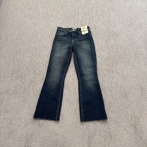 NWT L’agence Kendra High Rise Cropped Flare Jeans